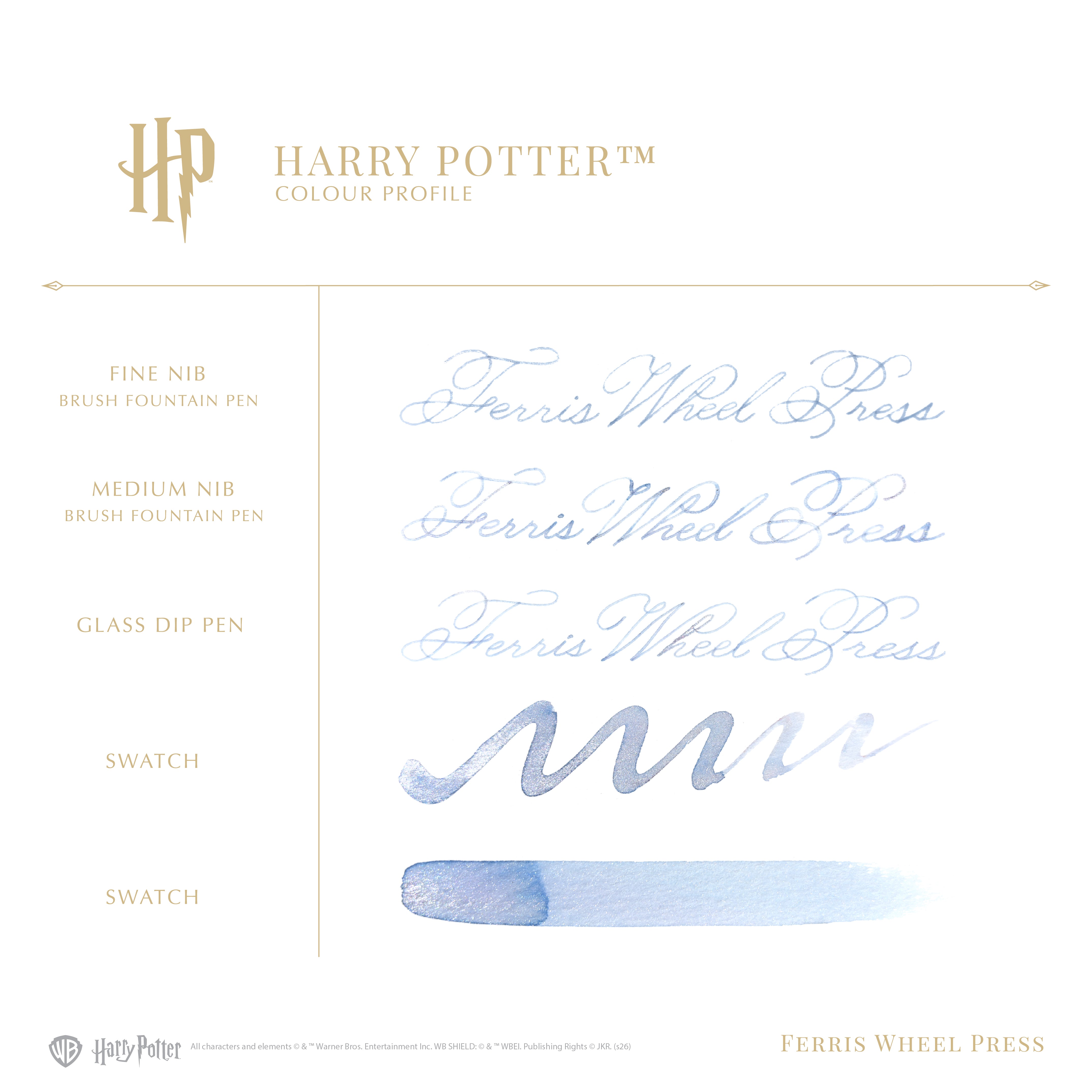 Warner Bros. | 25 Years of Magic - Patronus Anniversary Collection | Limited Edition Masque Pen & 38ml Ink Set  | Harry Potter