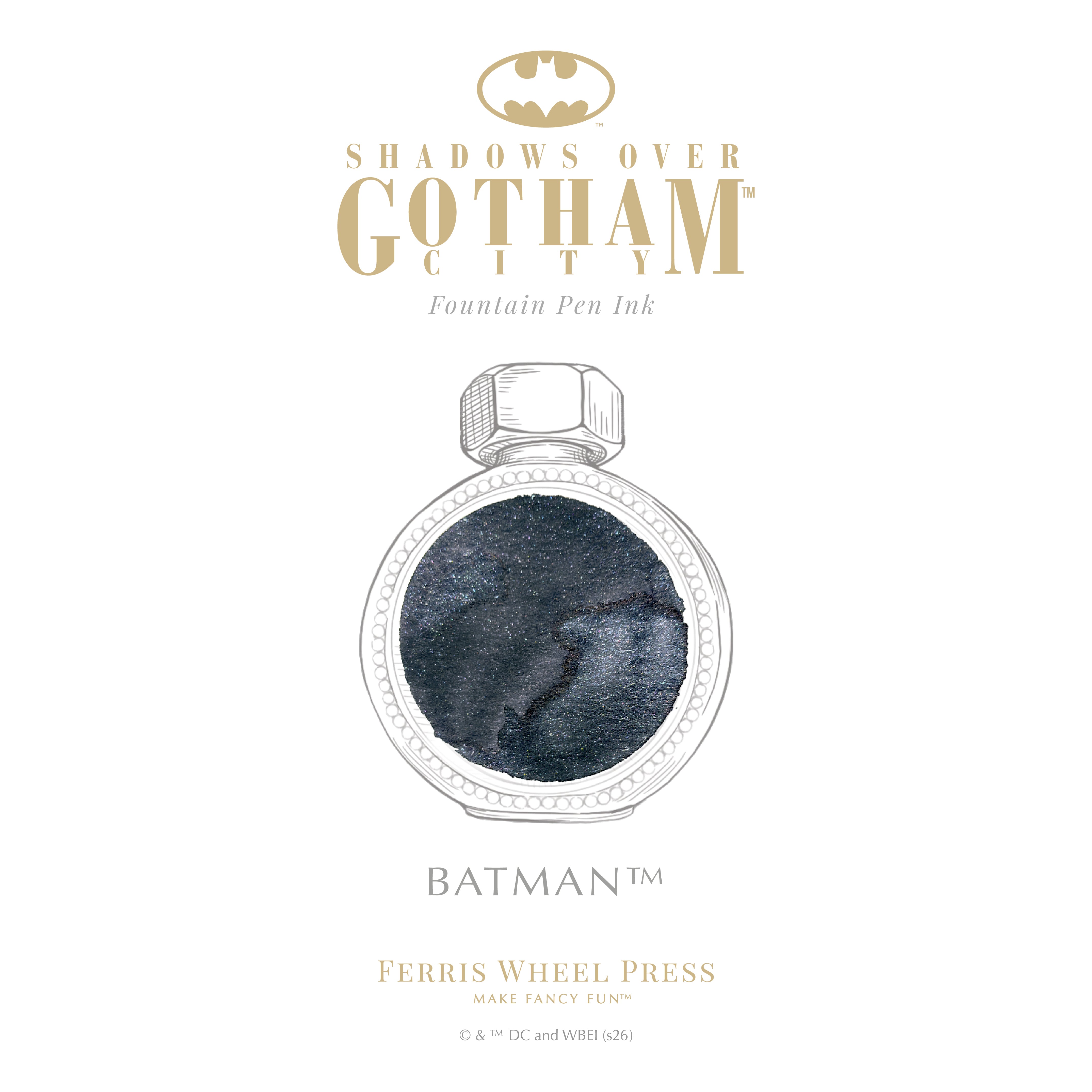 Warner Bros. | Shadows over Gotham City | Limited Run | Batman 38ml Ink