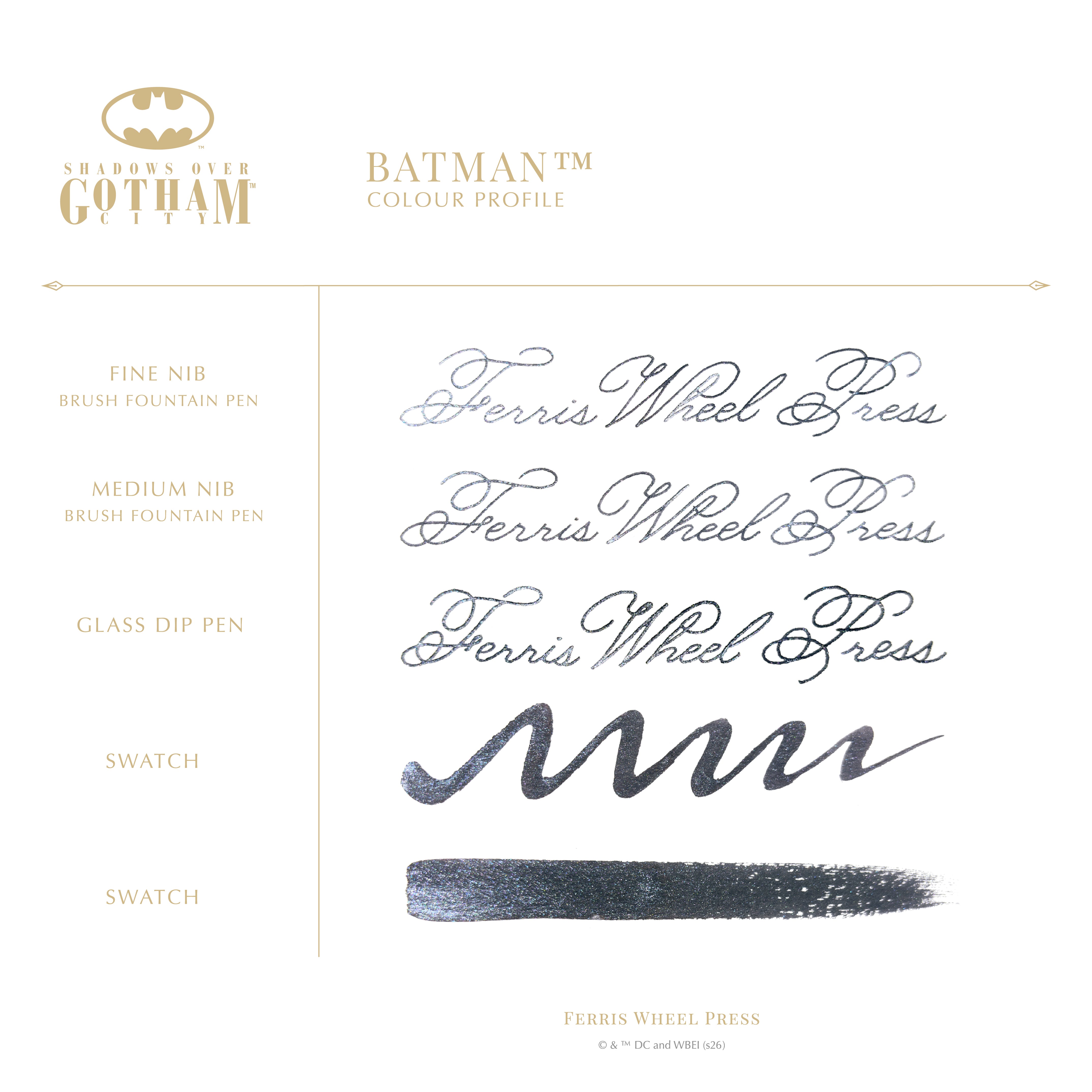 Warner Bros. | Shadows over Gotham City | Limited Run | Batman 38ml Ink