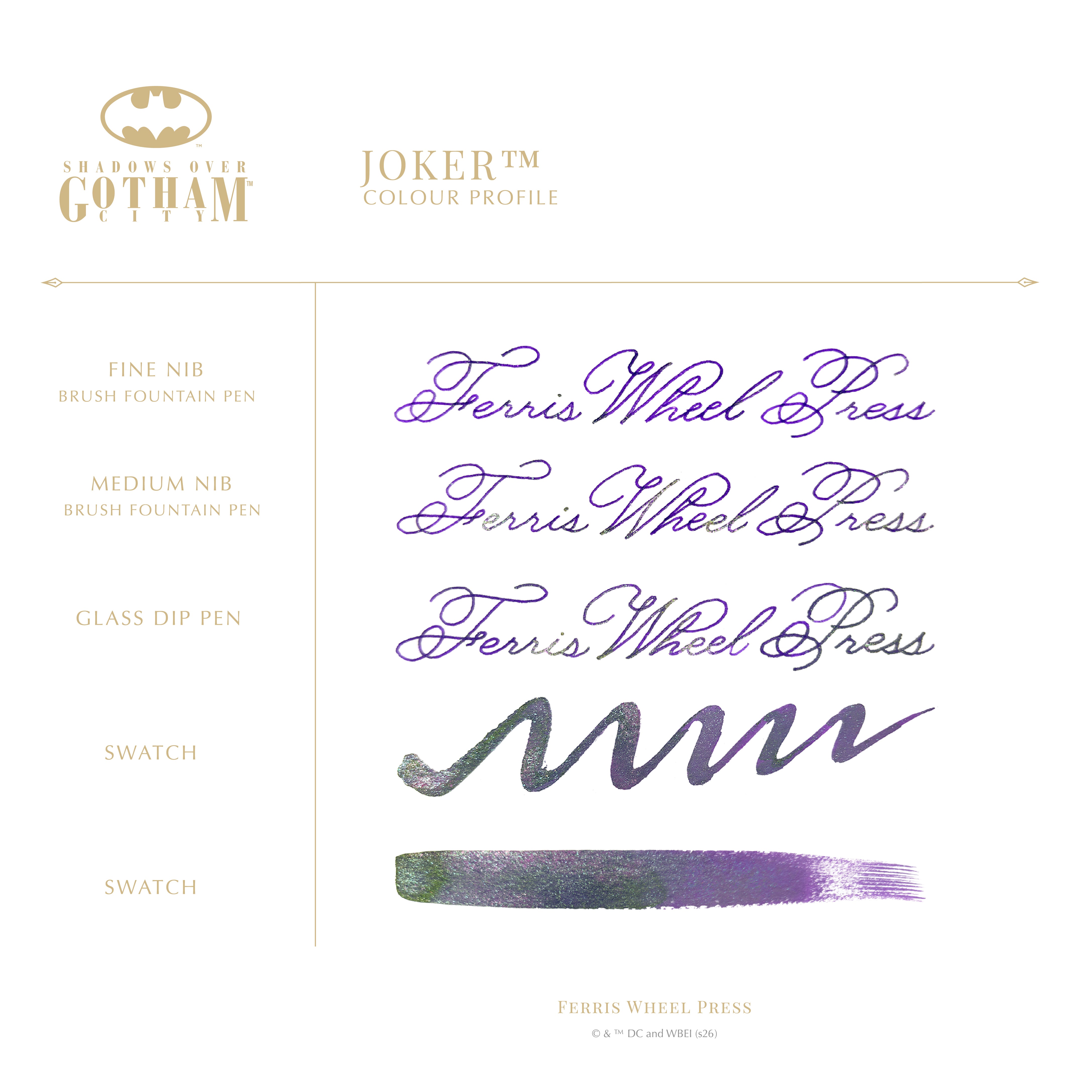 Warner Bros. | Shadows over Gotham City | Limited Run | Joker 38ml Ink