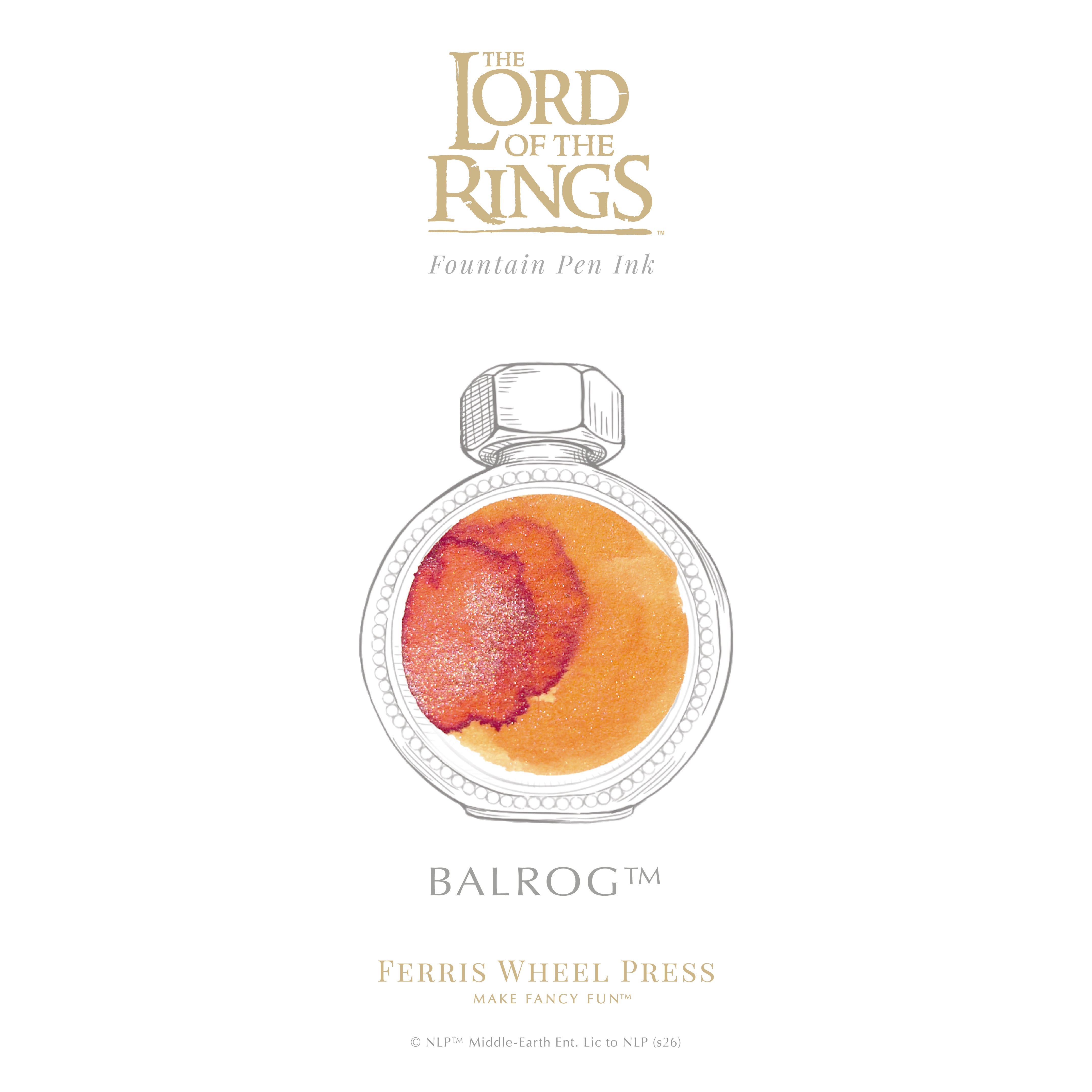Warner Bros. | The Lord of the Rings | 25th Anniversary Edition | Balrog 38ml Ink