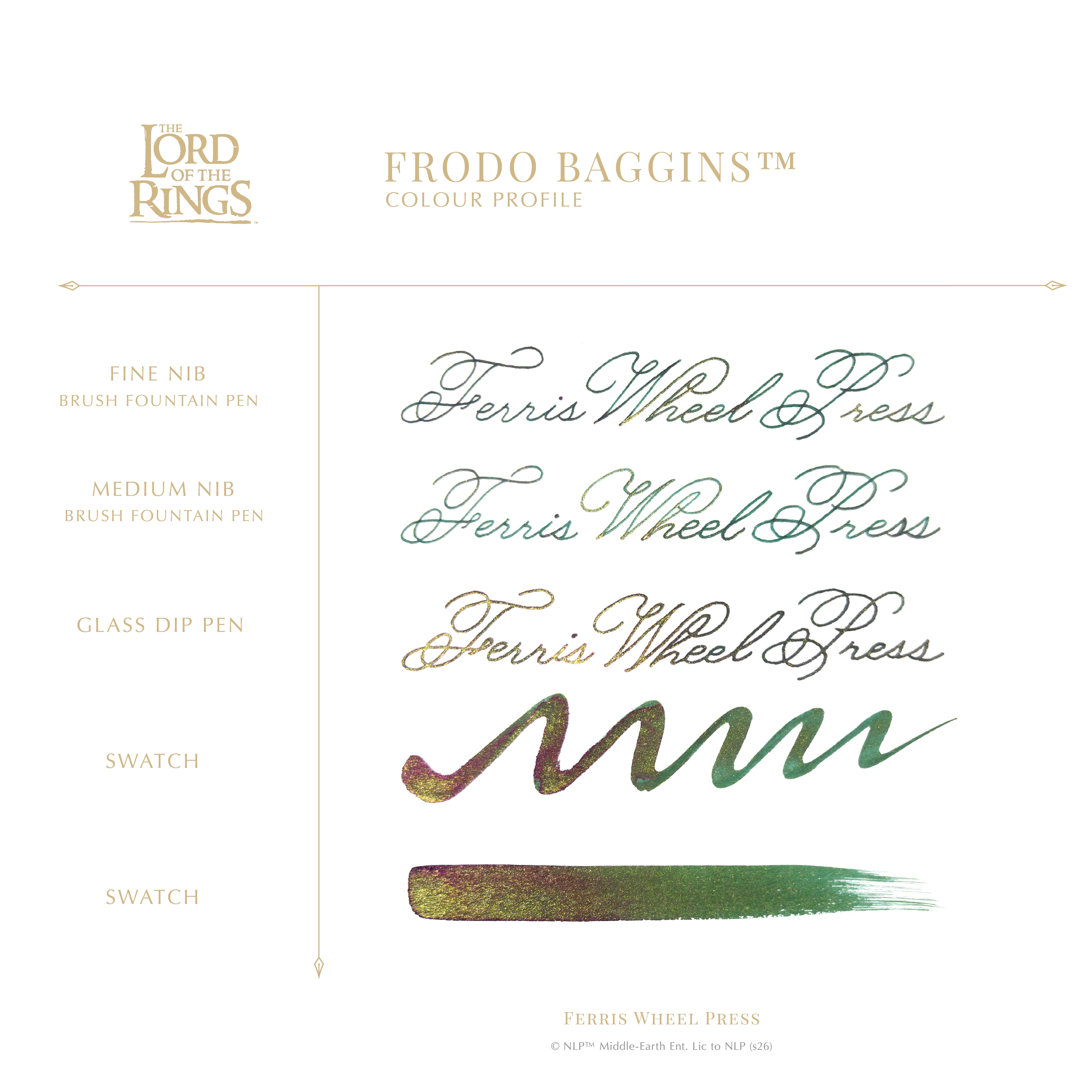 Warner Bros. | The Lord of the Rings | 25th Anniversary Edition | Frodo Baggins 38ml Ink
