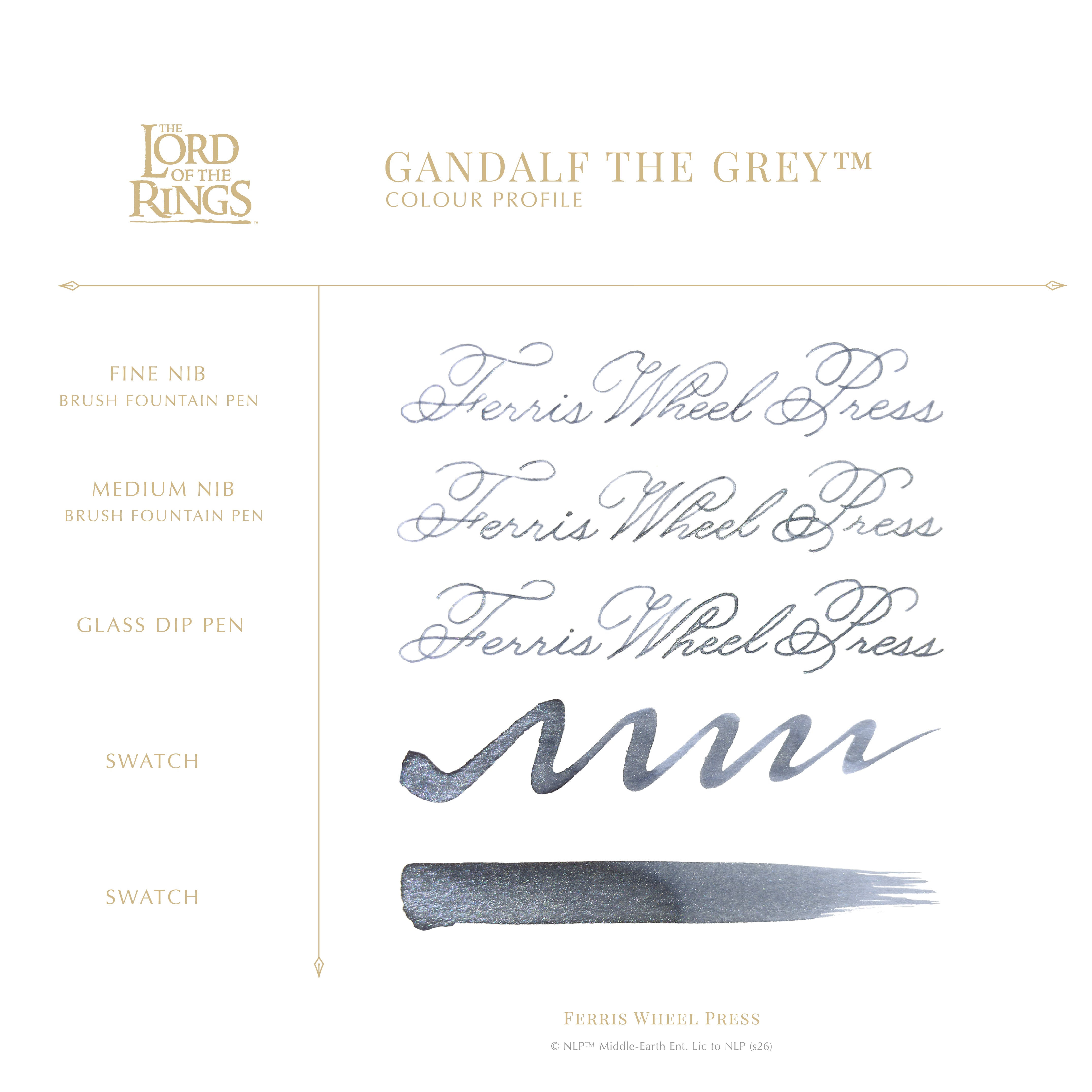Warner Bros. | The Lord of the Rings | 25th Anniversary Edition | Gandalf the Grey 38ml Ink