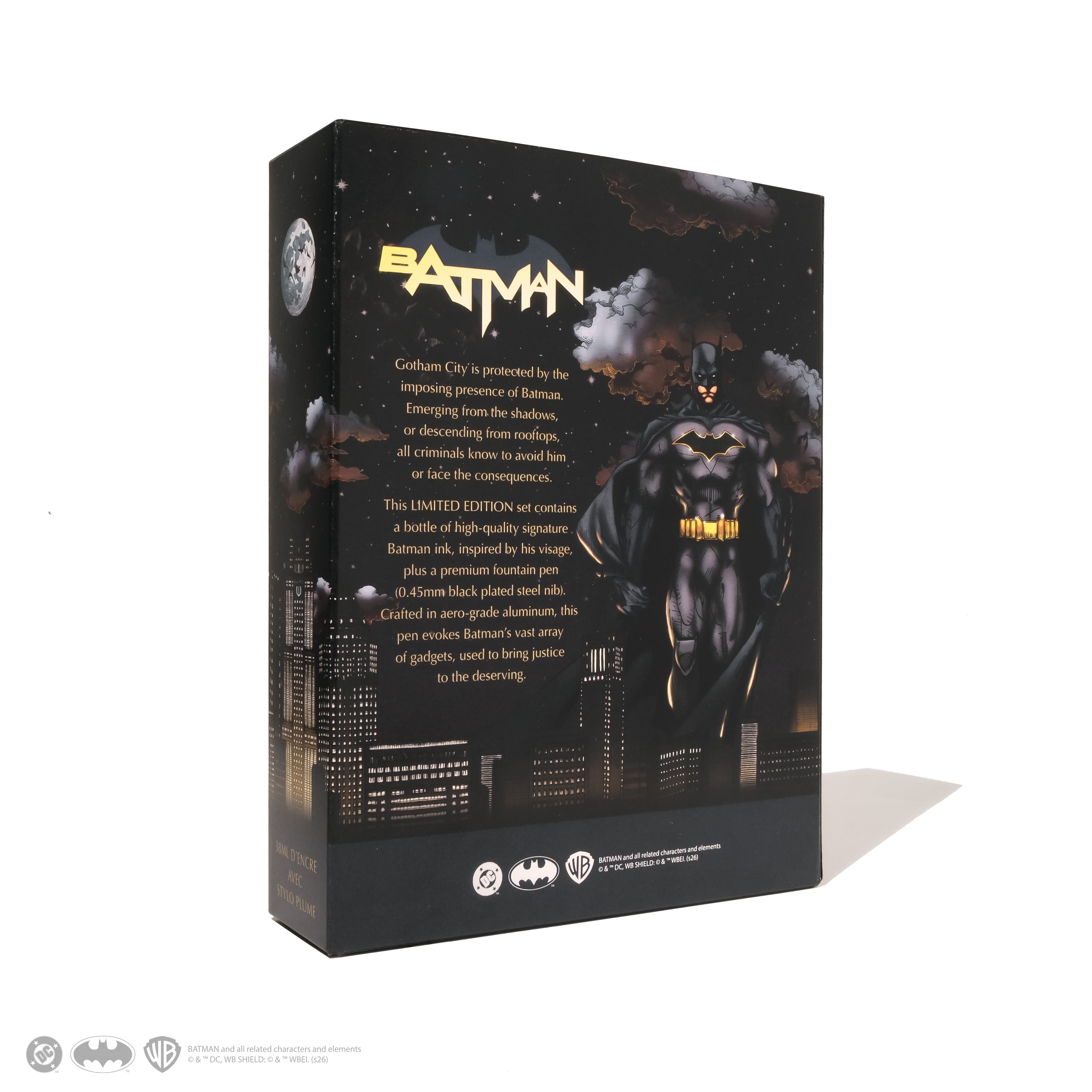Warner Bros. | Shadows over Gotham City |  Limited Edition Pen and Ink Set | Batman