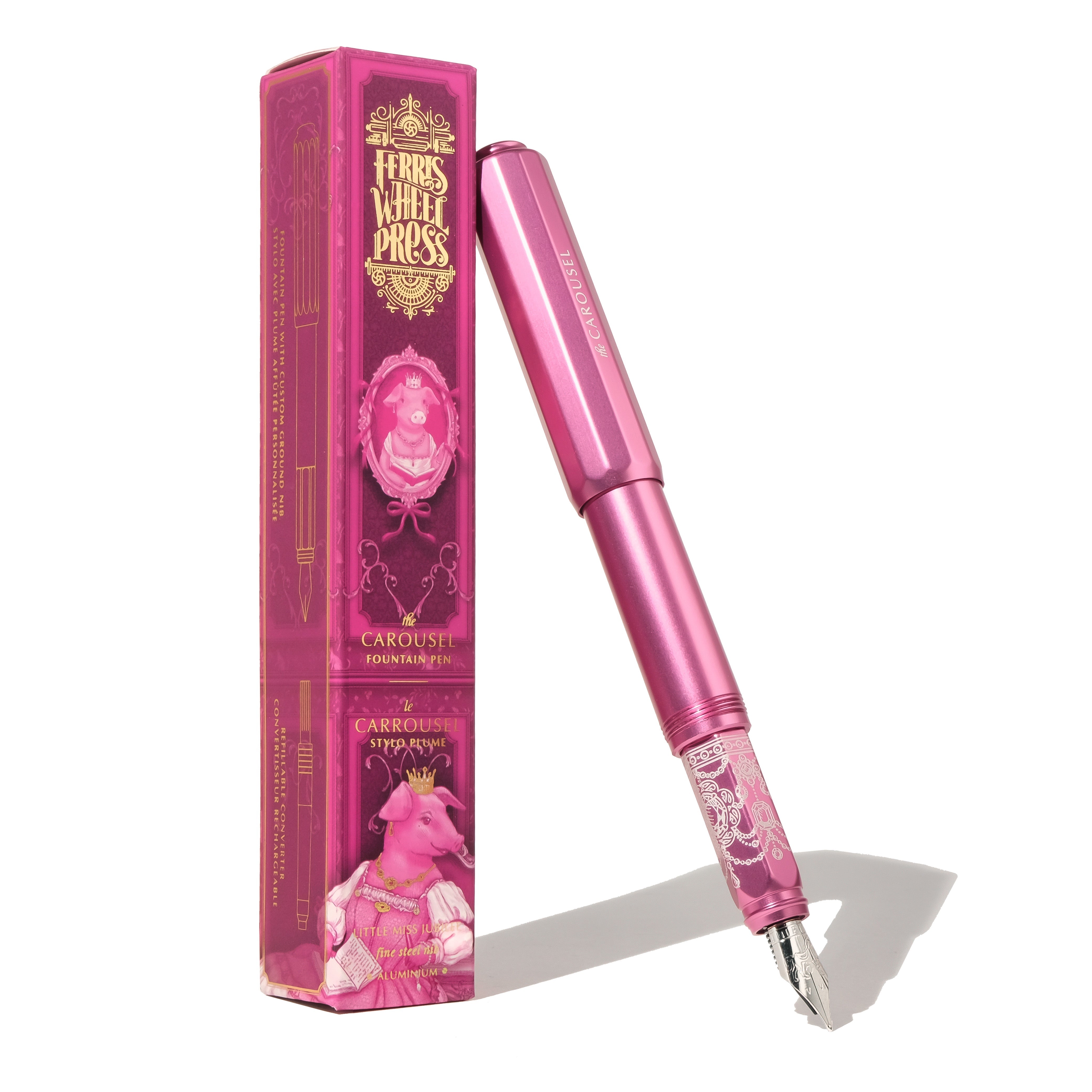 Honorary Edition 2024 |  Aluminum Carousel Fountain Pen - Little Miss Jubilee