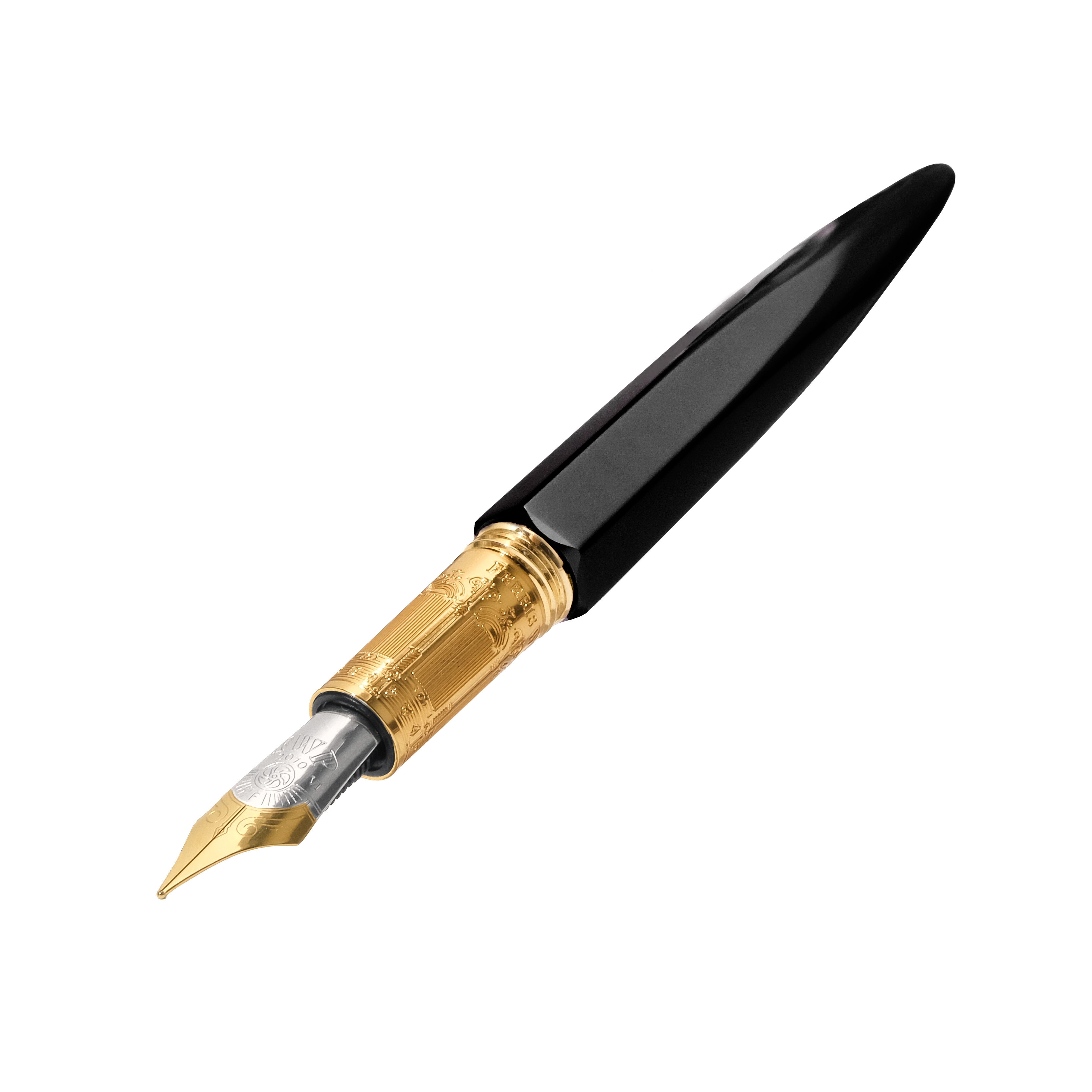 The Marquise Fountain Pen - Nevermore Noir