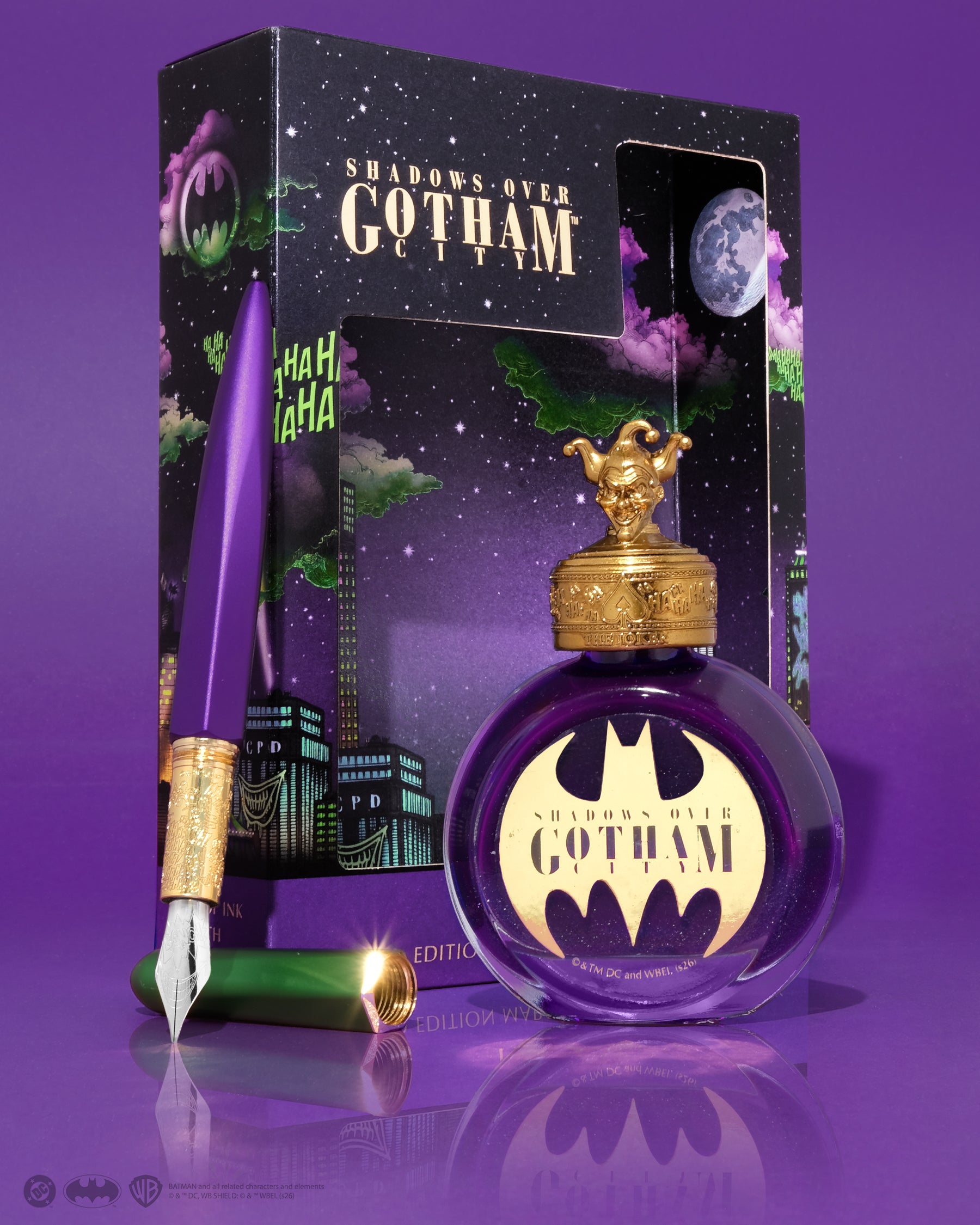 Warner Bros. | Shadows over Gotham City |  Limited Edition Pen and Ink Set | Joker