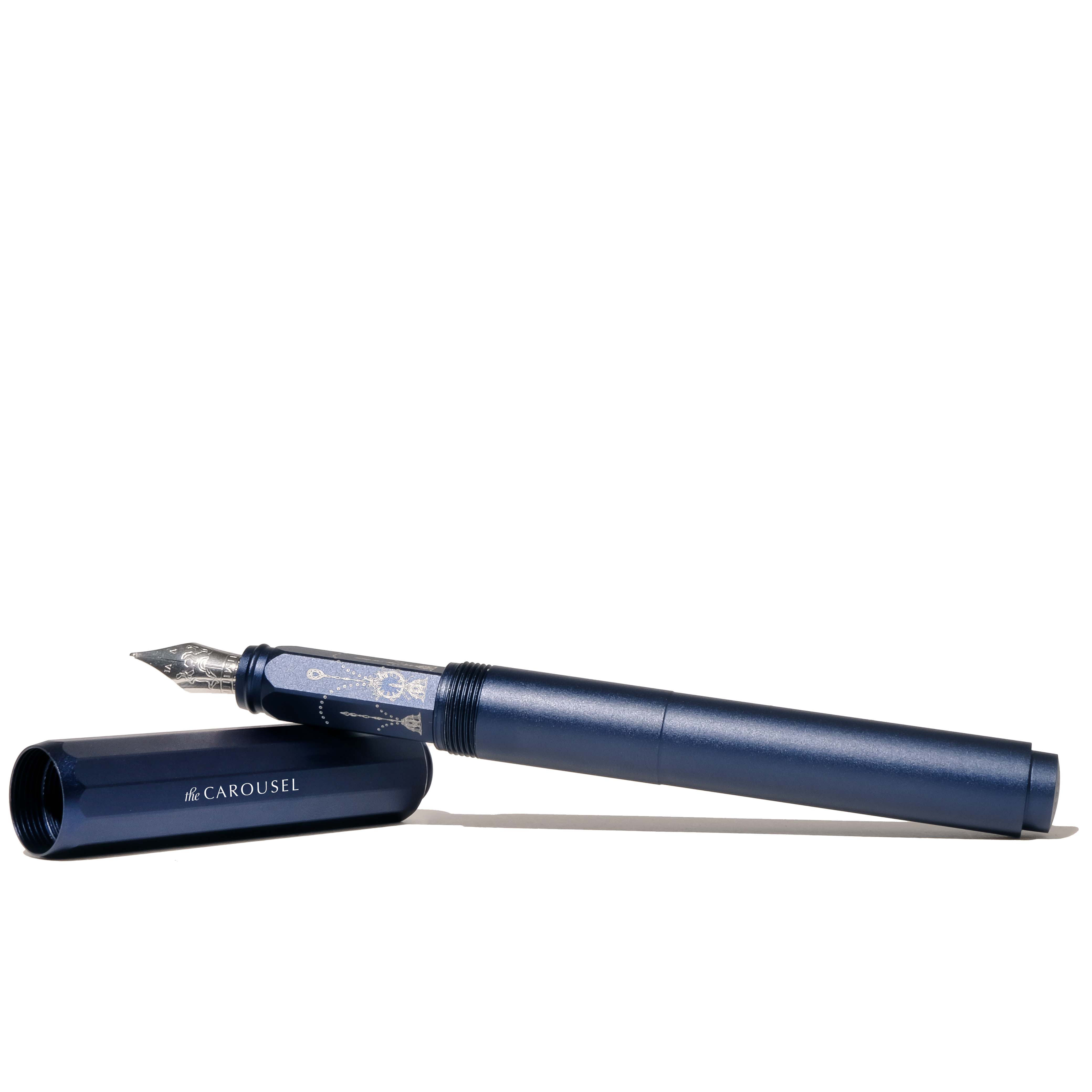 Limited Edition 2023 | Aluminum Carousel Fountain Pen - Glistening Glass