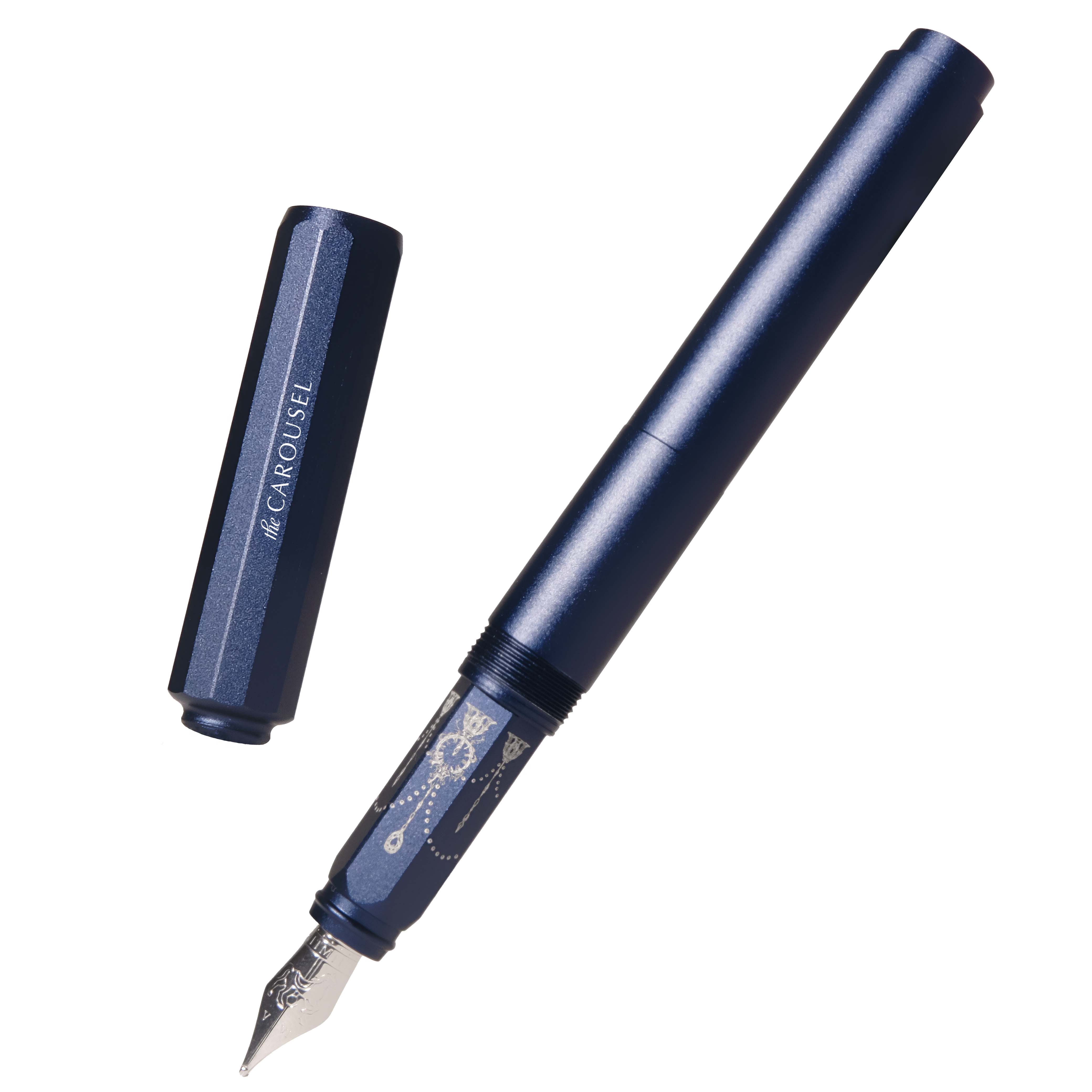 Limited Edition 2023 | Aluminum Carousel Fountain Pen - Glistening Glass