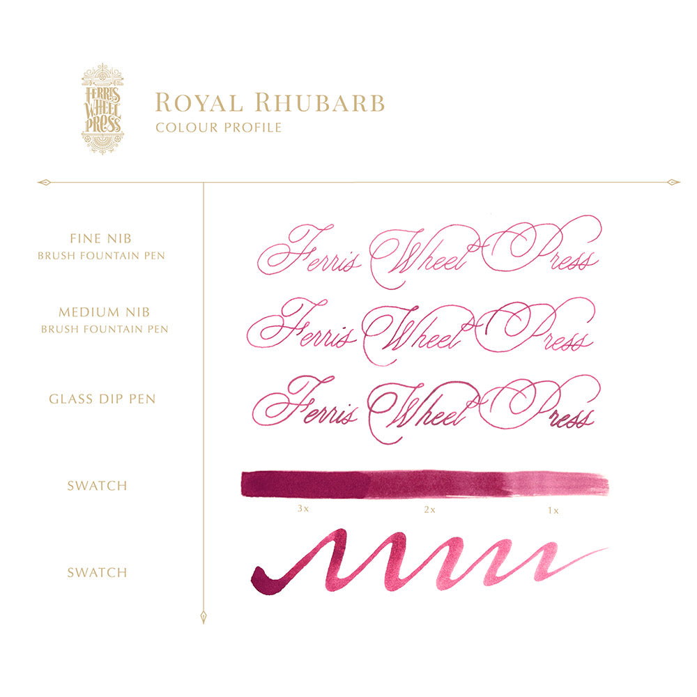 85ml Royal Rhubarb Ink