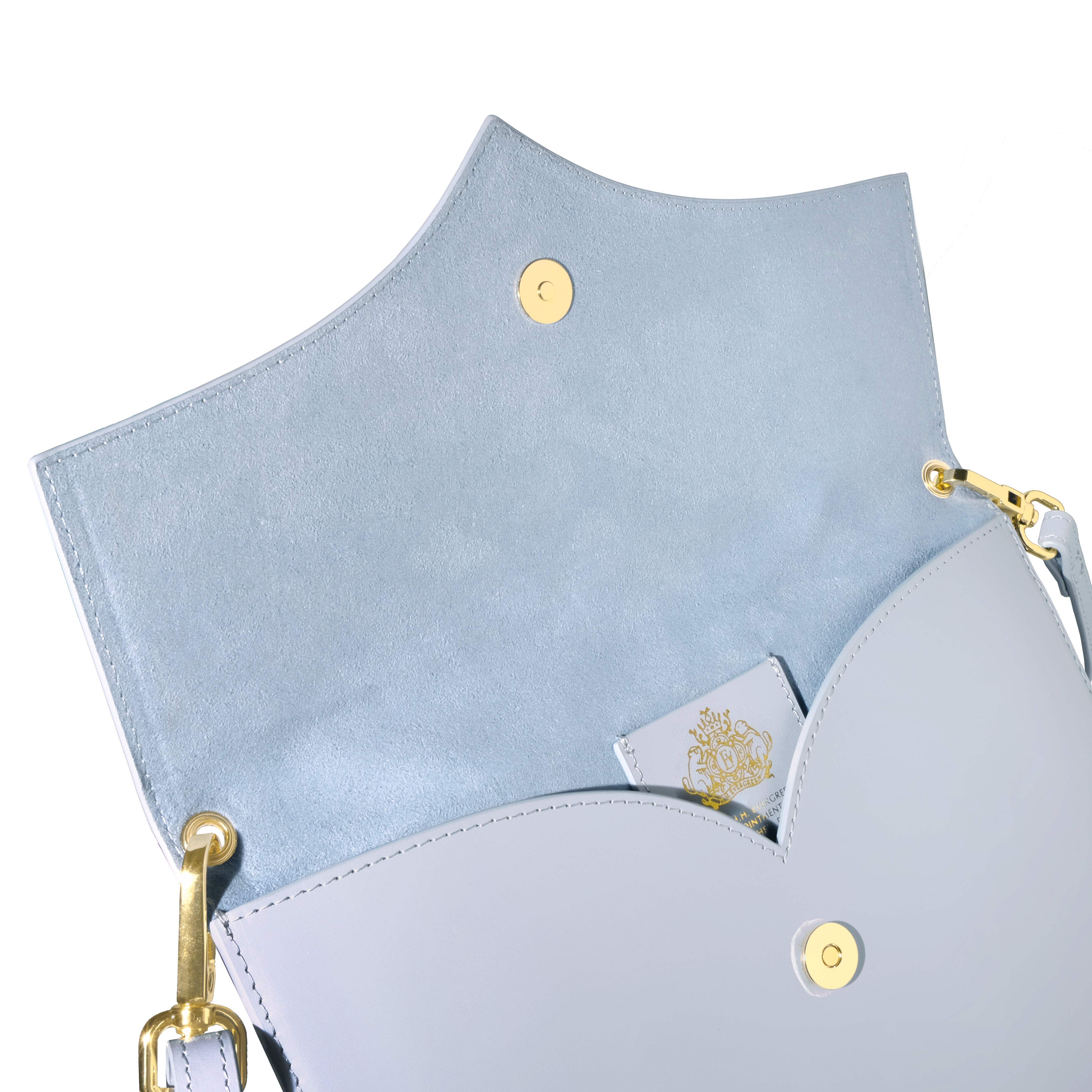 Leather Stationery Collection - The Pendant Folio A5 / Light Blue